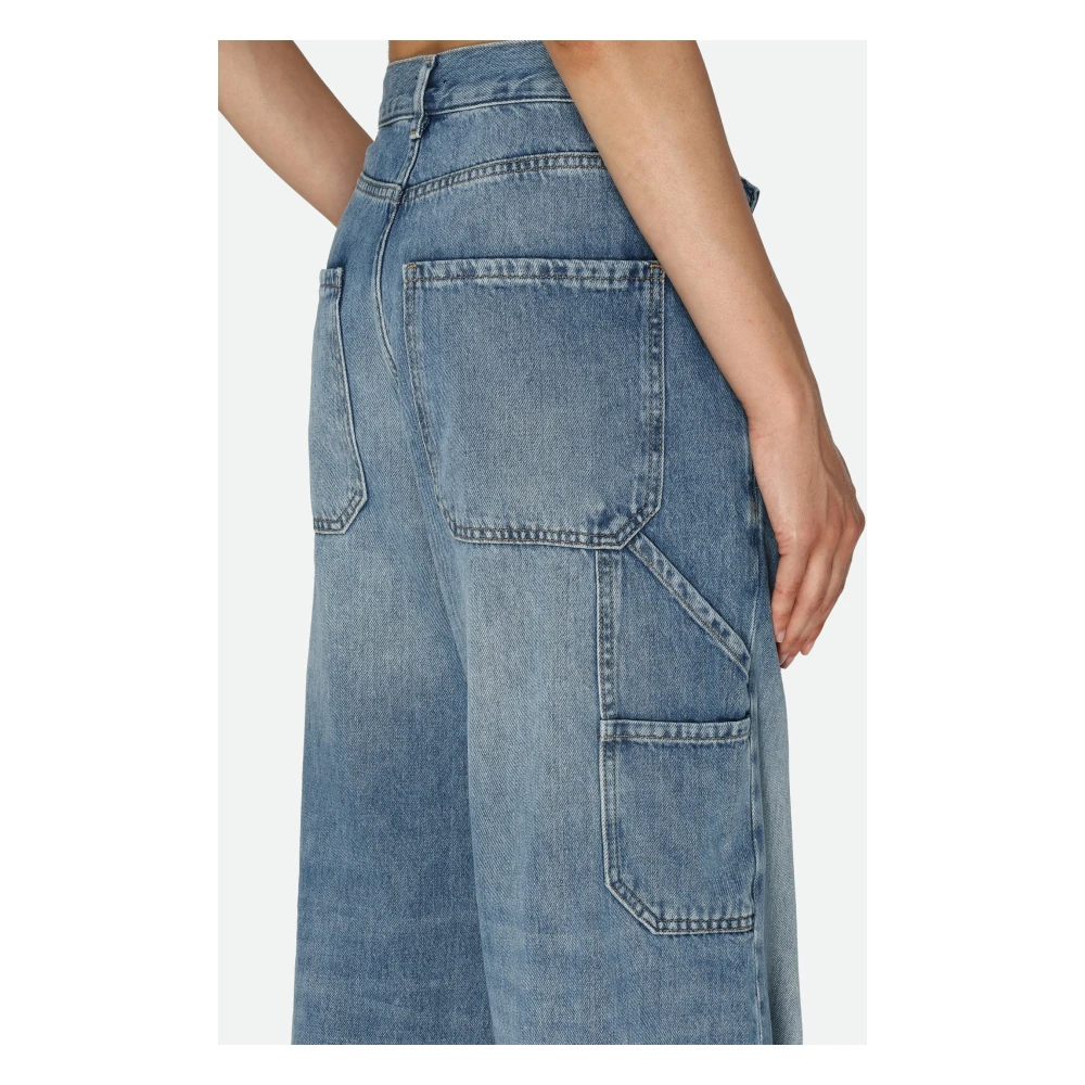 pinko Cargo Jeans Blauw Blue Dames