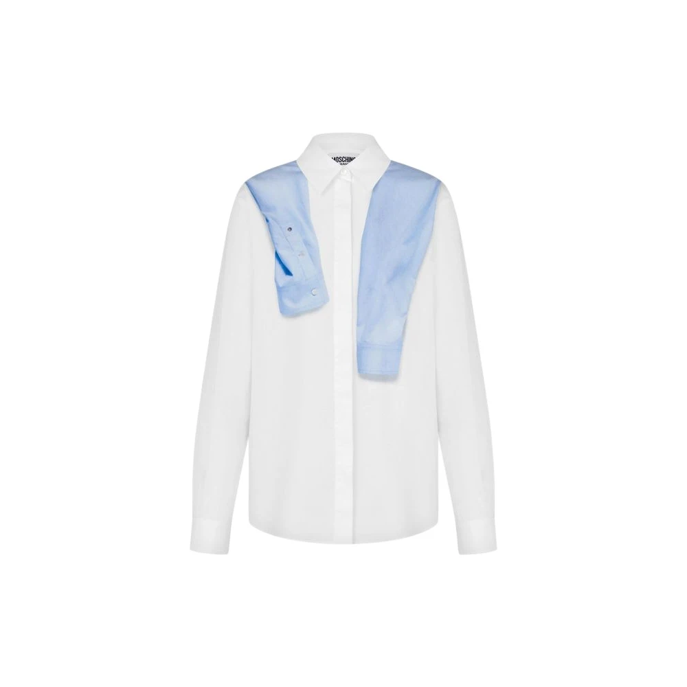 Moschino Women's Printed Cotton Poplin Shirt