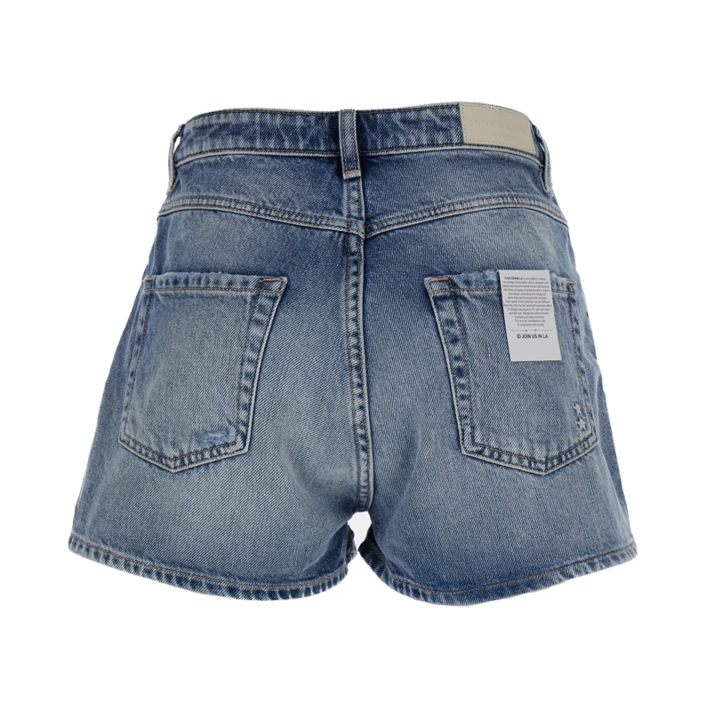 Icon Denim Shorts Blue Dames