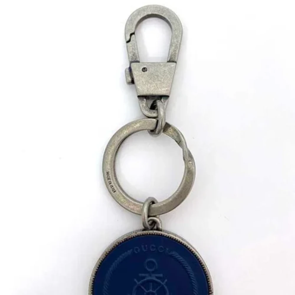 Gucci Vintage Pre-owned Rubber key-holders Blue Unisex