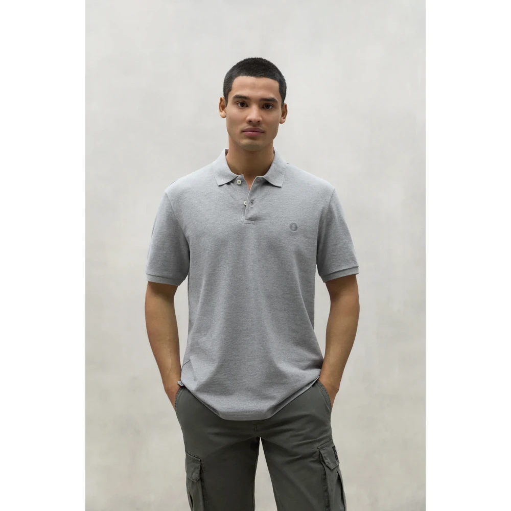 Ecoalf Polo Shirts Gray Heren