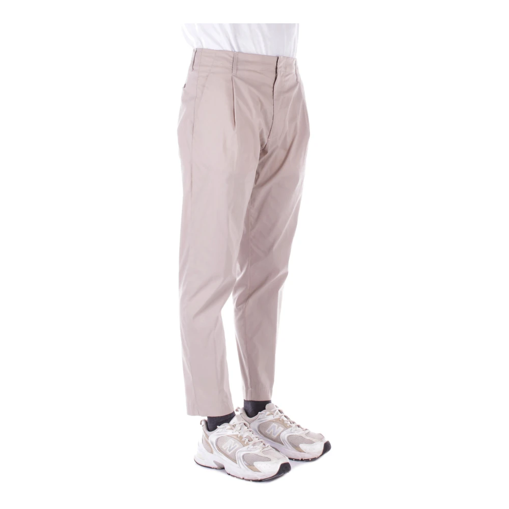 Dondup Beige Broek met Rits Sluiting Beige Heren