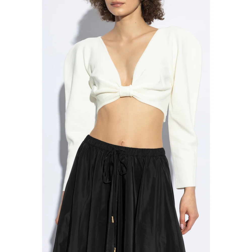 Cult Gaia Top Ellie Beige Dames