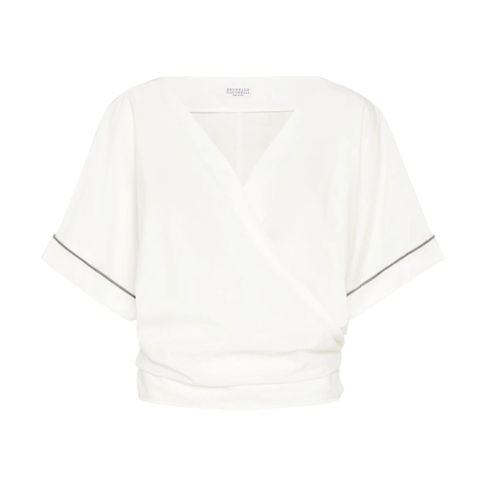 BRUNELLO CUCINELLI Natuurlijke overhemden voor mannen Beige Dames