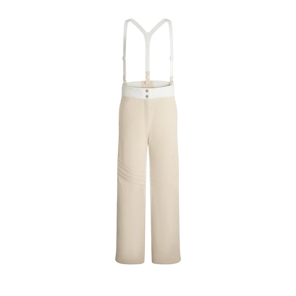 Fusalp Beige Nolaï Sammet Skidbyxor