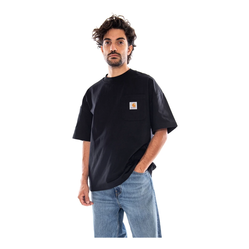 CARHARTT WIP | T-shirt S/S Work Pocket T-Shirt nera | Man | L - Immagine 3