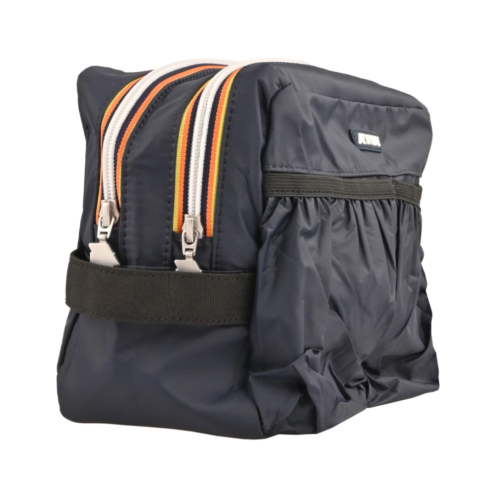 K-way Nylon Beauty Case Blue Heren