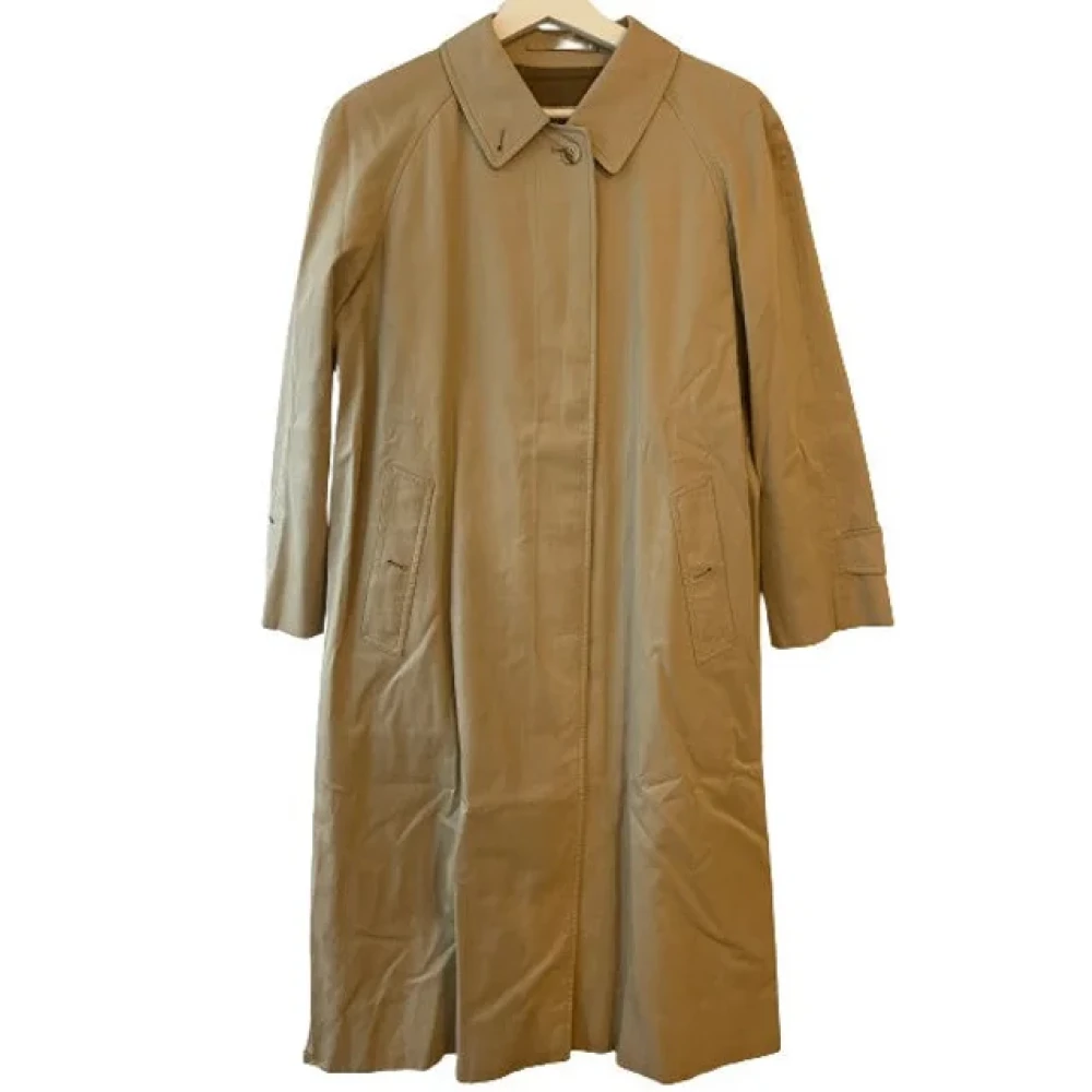 Burberry Vintage Pre-owned Cotton outerwear Beige Dames