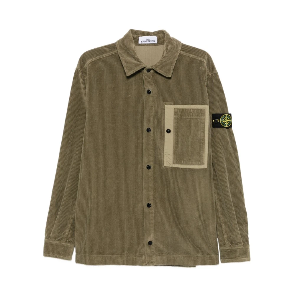 Stone Island , Light Jackets, Male, Green, M, Jackets
