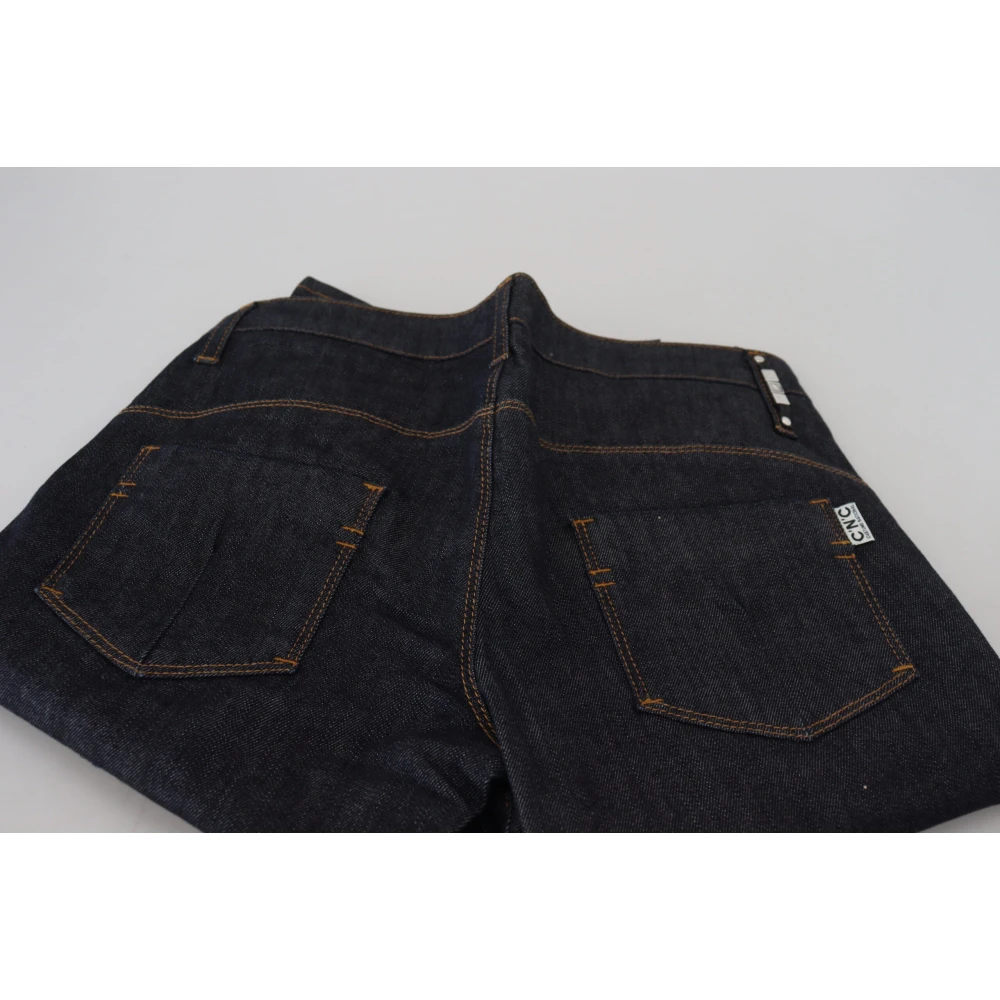 Costume National Stijlvolle Straight Leg Jeans Blue Dames