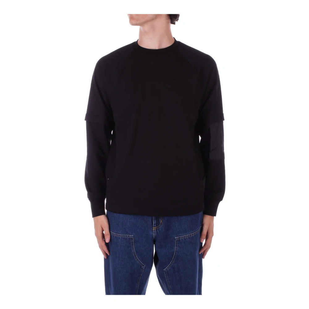 C.P. Company Zwarte Metropolis Sweater met Unieke Zakken Black Heren
