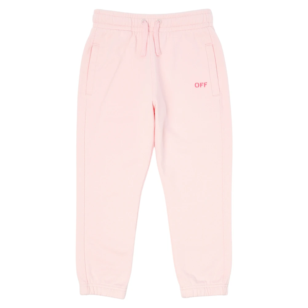 Off White Girls Pink Sweatpants, 14 Y, Off Diag Joggers