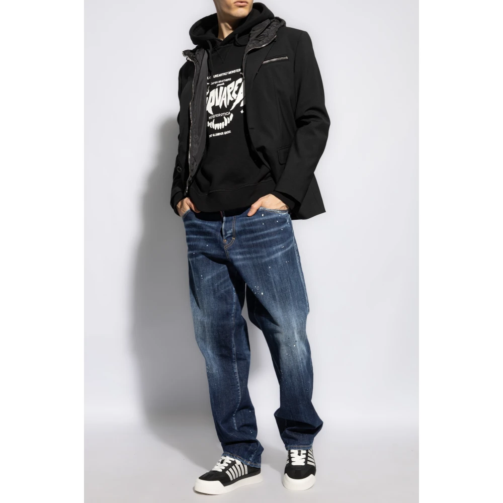Dsquared2 Jeans gemaakt van gecombineerde materialen Blue Heren