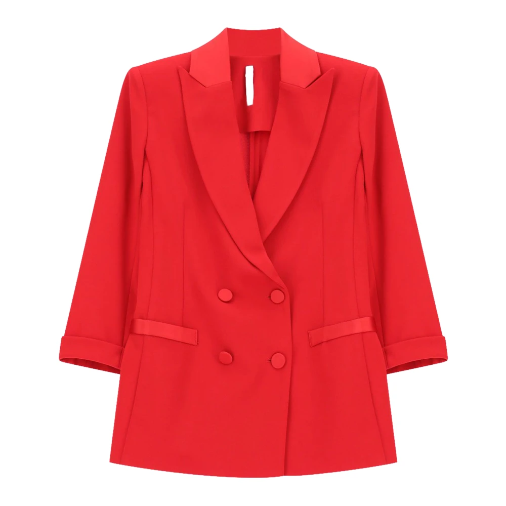 Imperial Women's Red Blazers, M, Giacca Doppiopetto