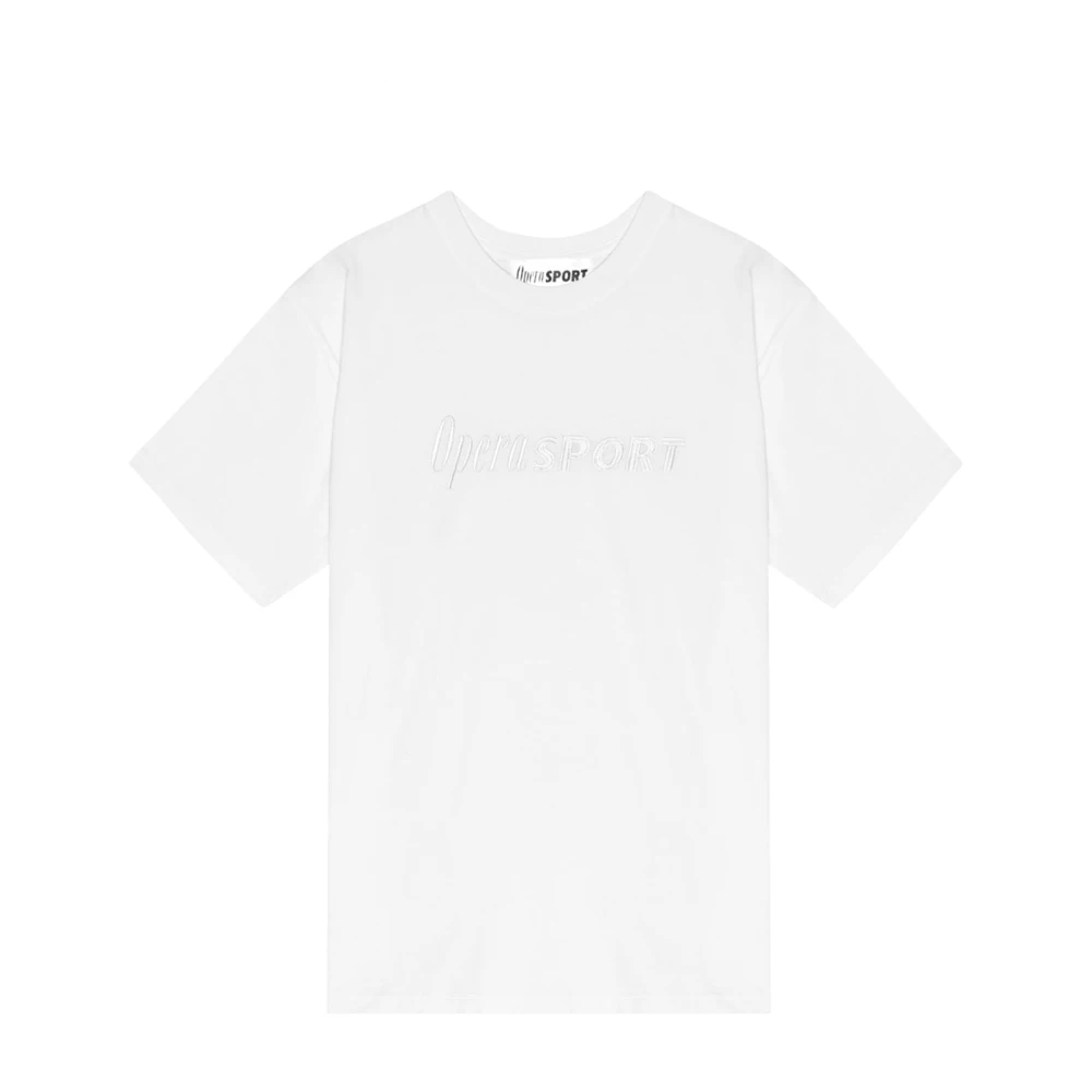 Opéra Sport Wit Katoenen T-shirt Clyde Model White Dames