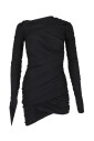 black-wrap-mini-dress-with-ruched-detailing