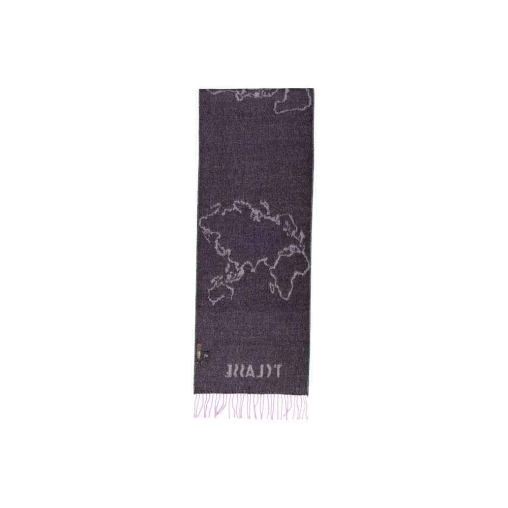 Alviero Martini 1a Classe Lila Polyacryl Sjaal Herfst Winter Collectie Purple Dames