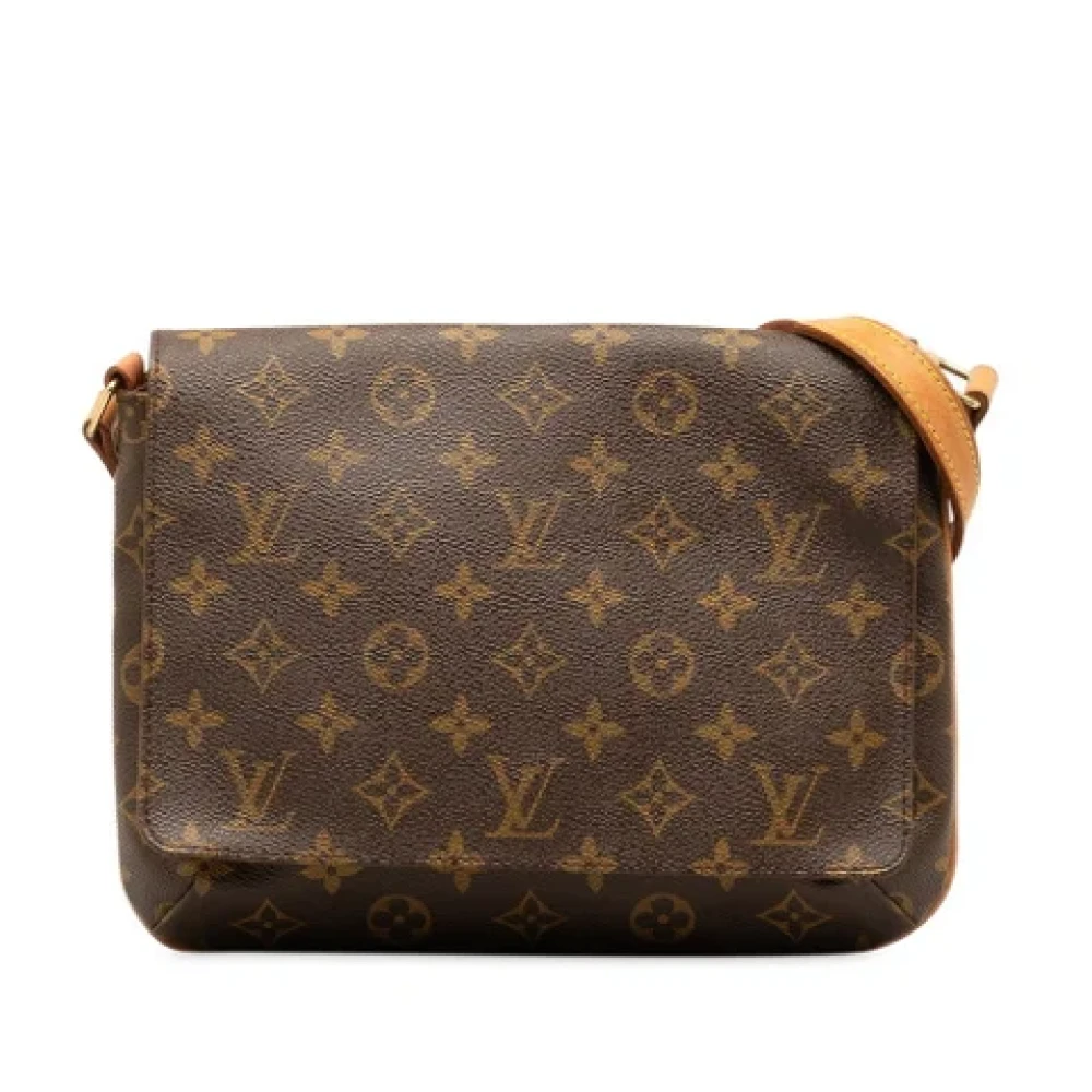 Louis Vuitton Vintage Pre-owned Plastic shoulder-bags Brown Dames