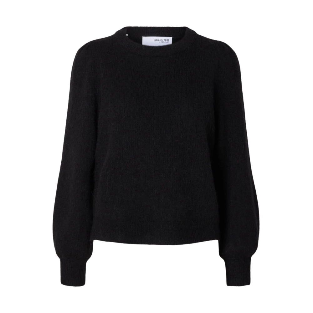 Knitwear > Round-neck Knitwear - - Selected Femme - Modalova