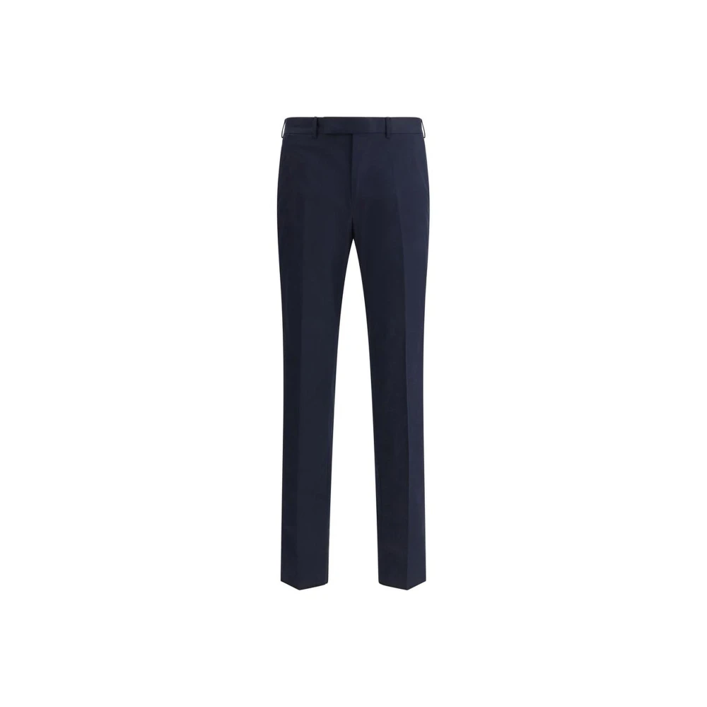 Ermenegildo Zegna Luxe Sigaret Gesneden Pak Broek Blue Heren