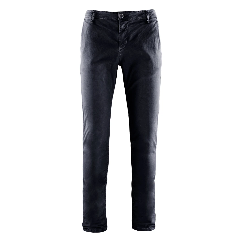 Bomboogie Mannelijk Blauw Broeken Heren, W38, Katoen, Slim-Fit Chino Broeken