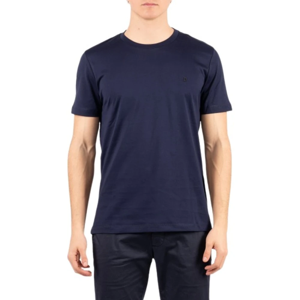 Dondup Mannelijk Blauw Tops Heren, L, Long Sleeve Tops