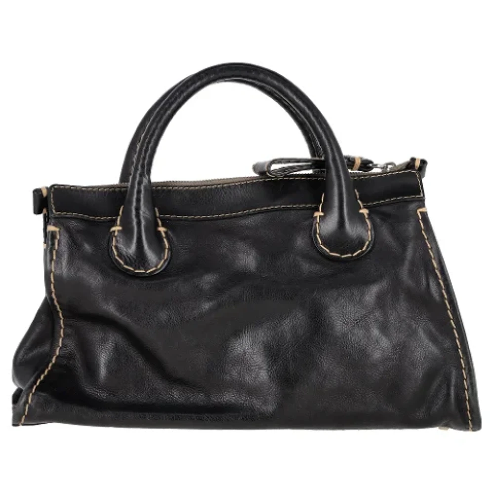 Chloé Pre-owned Leather handbags Black Dames
