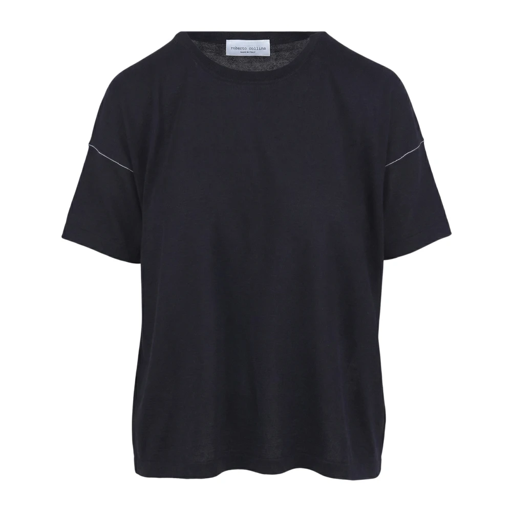 Roberto Collina Donna Nero Top, M, New,