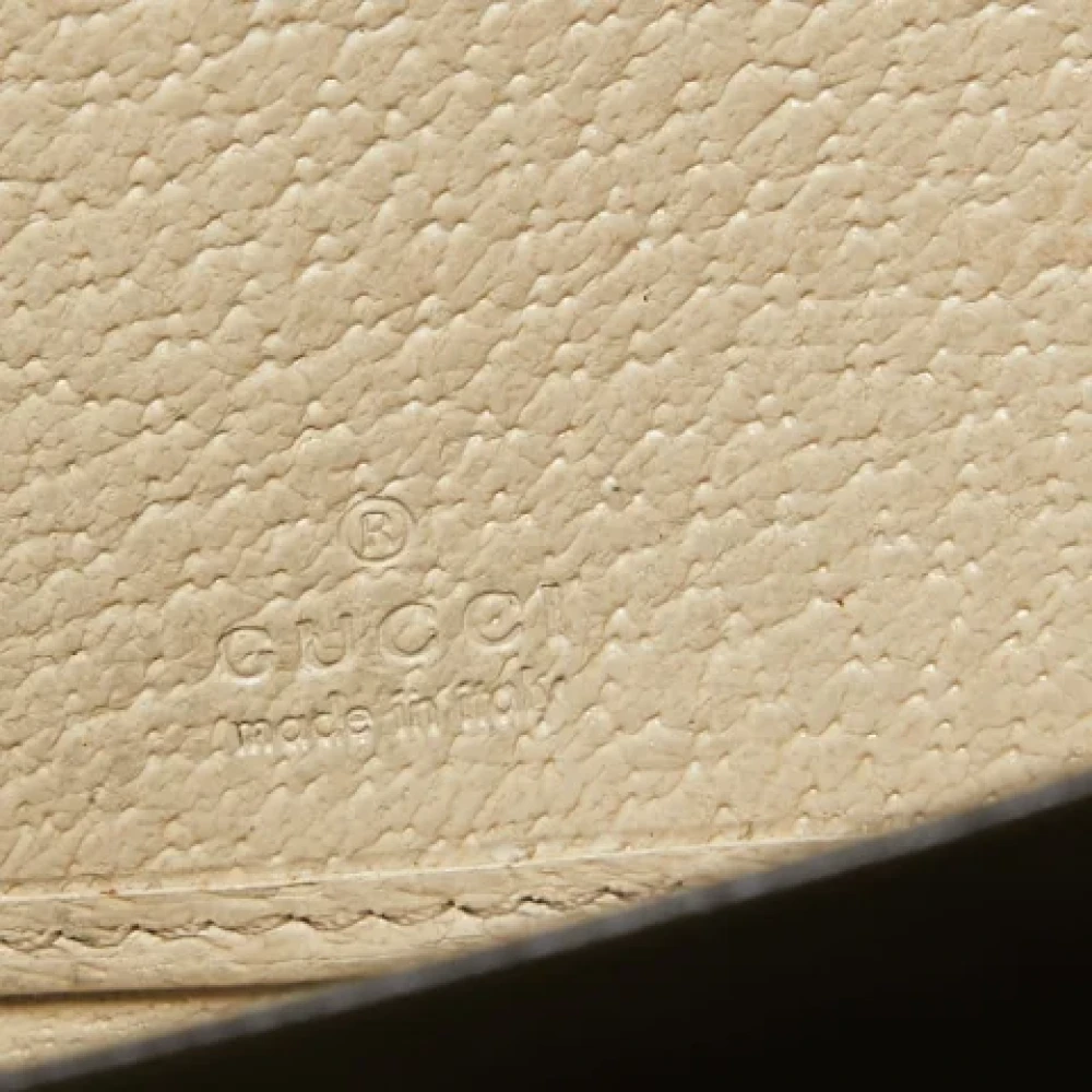 Gucci Vintage Pre-owned Canvas wallets Beige Dames