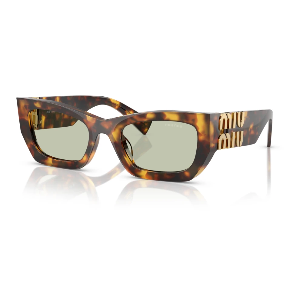 Miu Miu Women's Multicolor Sunglasses, 53 Mm, Stylish Sunglasses In Havana Green