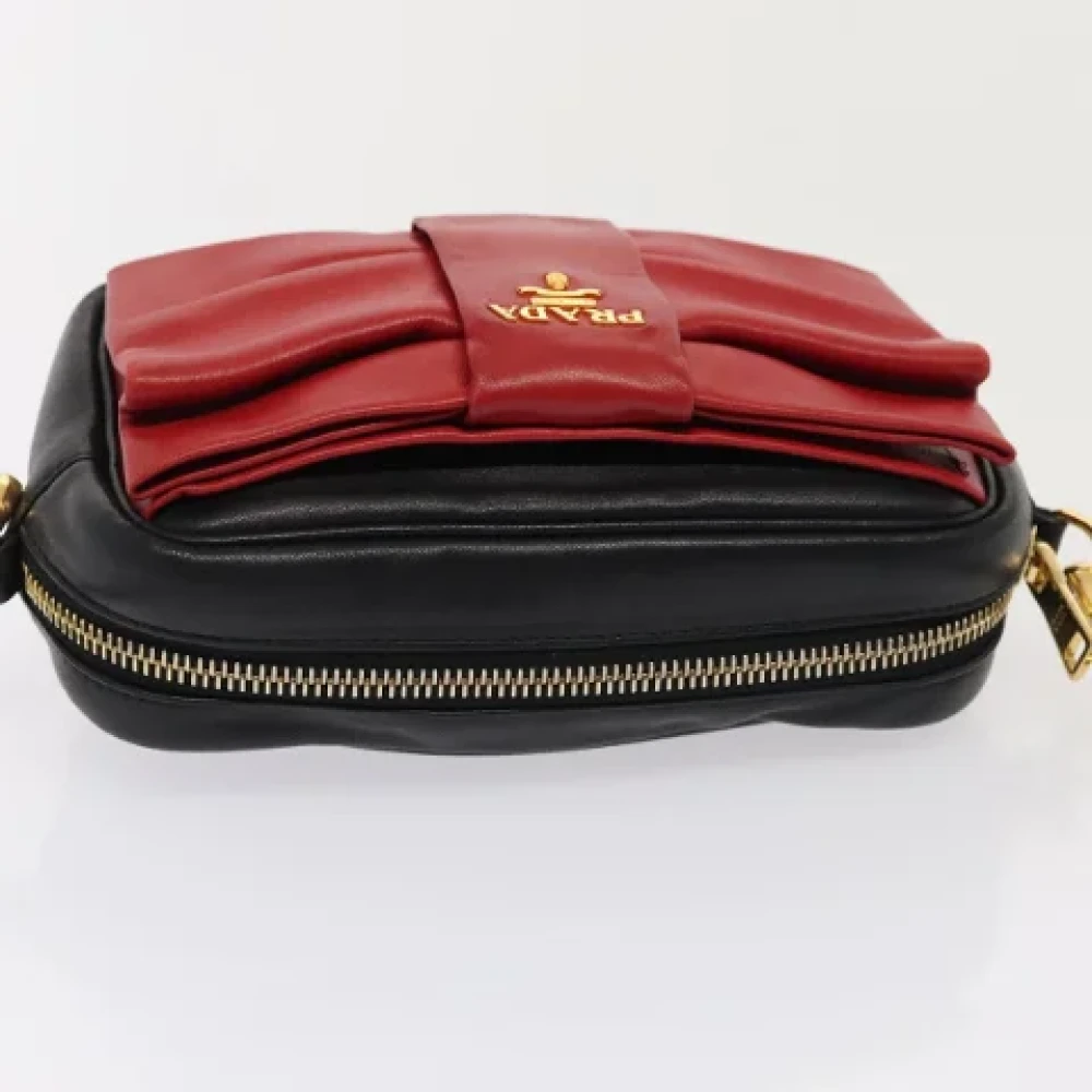 Prada Vintage Pre-owned Leather prada-bags Red Dames
