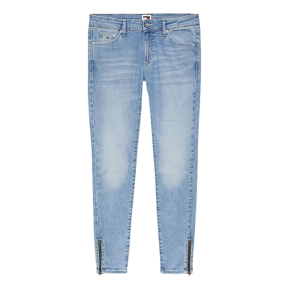 Tommy Hilfiger Skinny Jeans met enkelritsen Blue Dames