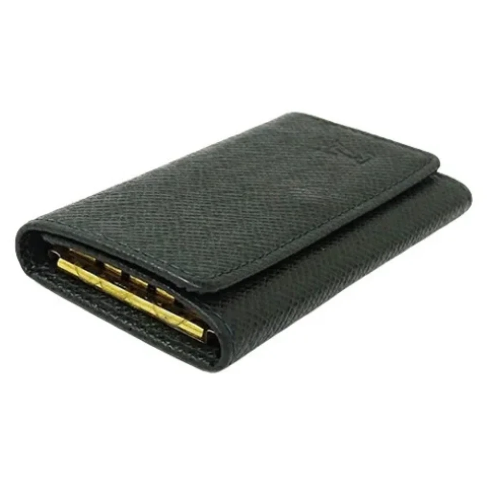 Louis Vuitton Vintage Pre-owned Leather key-holders Black Heren