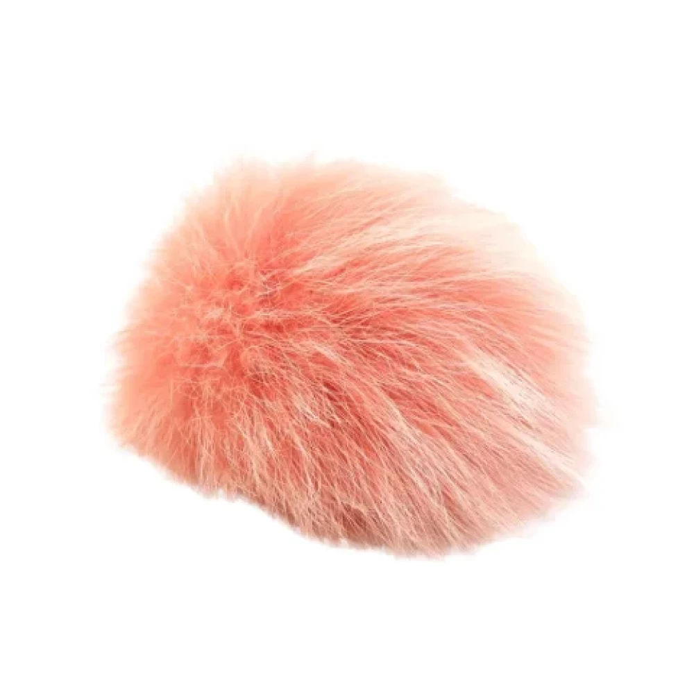 Fendi Vintage Pre-owned Fur key-holders Pink Unisex