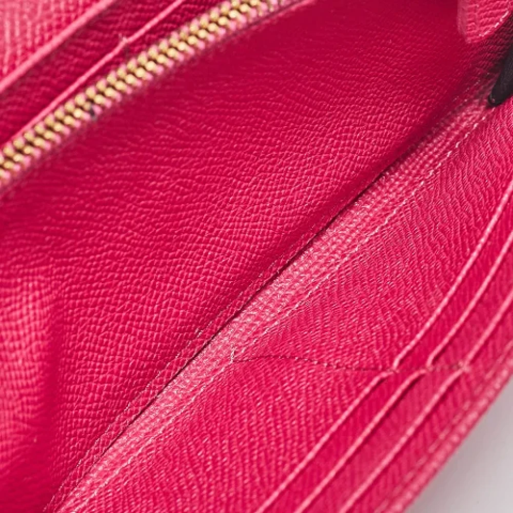 Dolce & Gabbana Pre-owned Leather wallets Pink Dames
