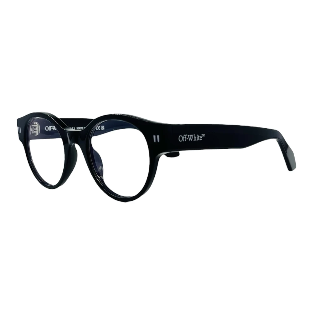 Off White Vintage Ronde Optische Bril Black Unisex