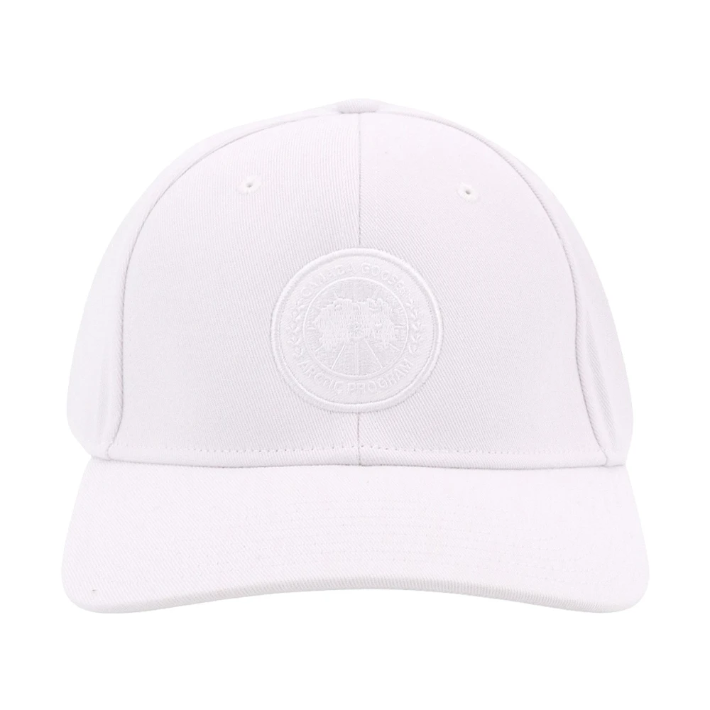 Hvite Logo Patch Hatter Caps