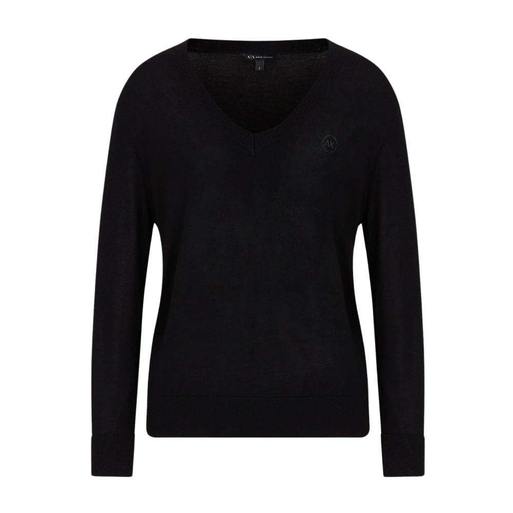 Armani Exchange Zwarte Sweaters voor Heren Black Dames
