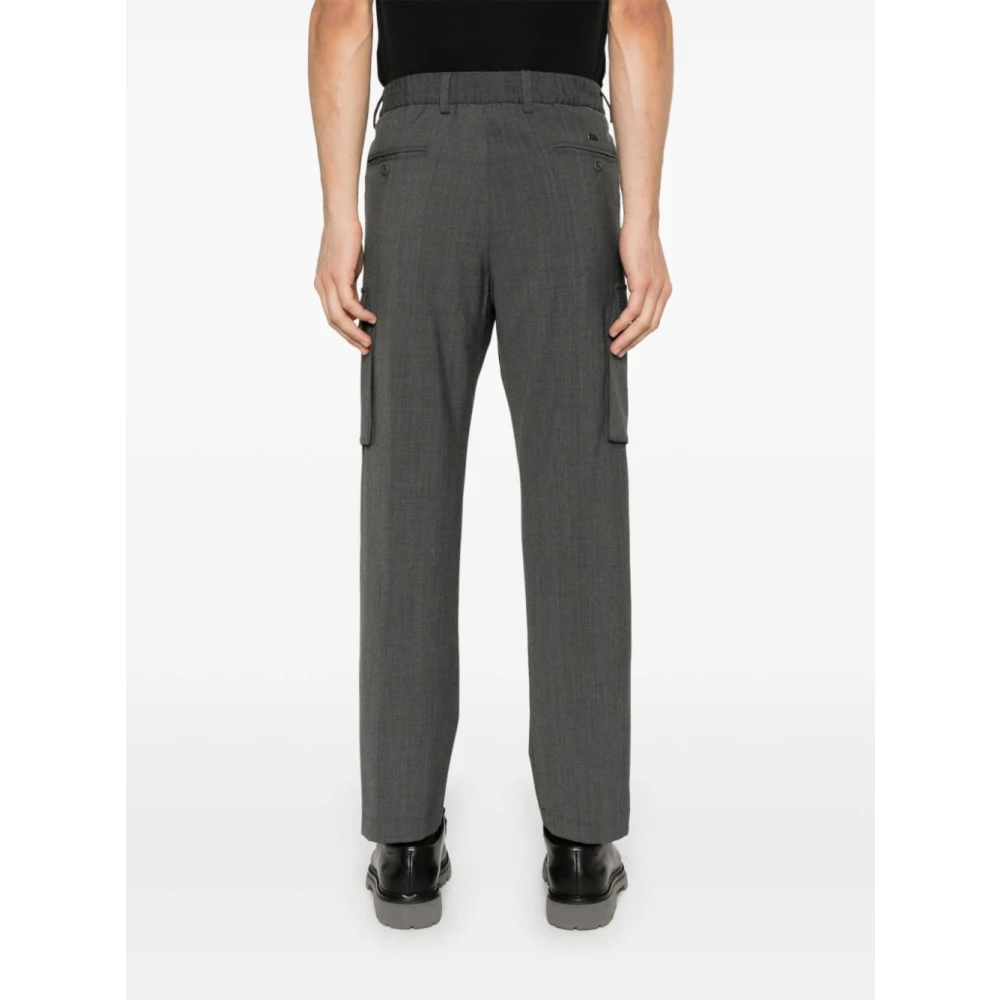 Herno Rechte broek Gray Heren