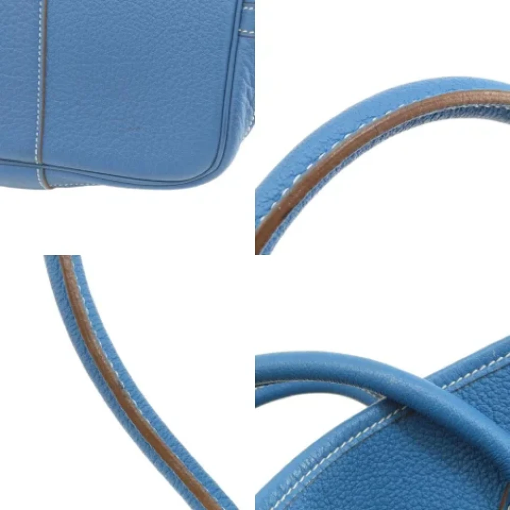 Hermès Vintage Pre-owned Fabric totes Blue Dames