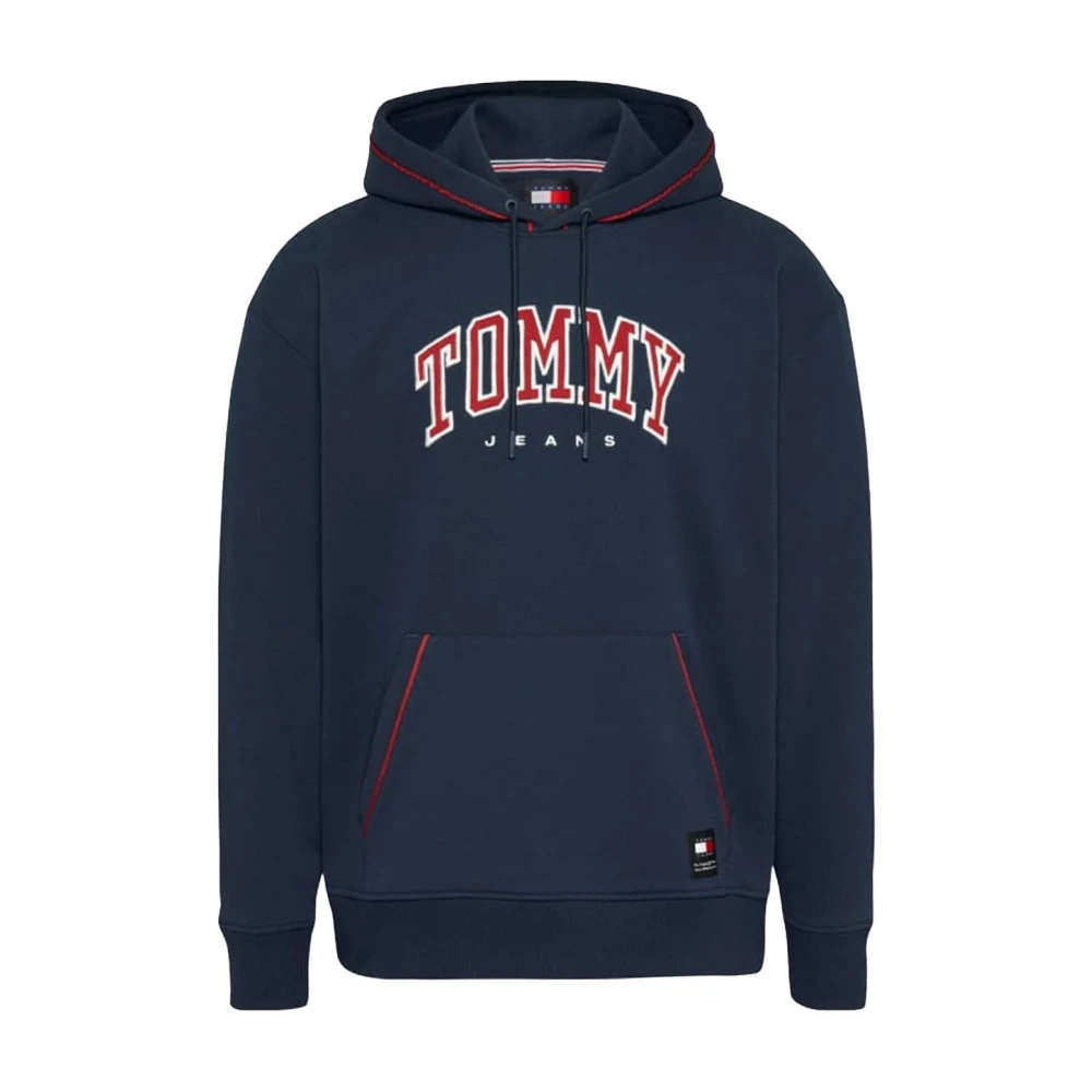 Tommy Jeans Casual Sweatshirt met Modern Design Blue Heren