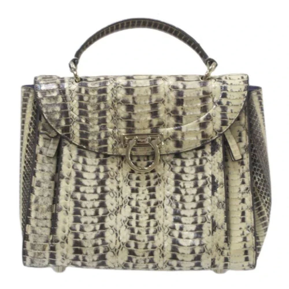 Salvatore Ferragamo Pre-owned Fabric handbags Multicolor Dames