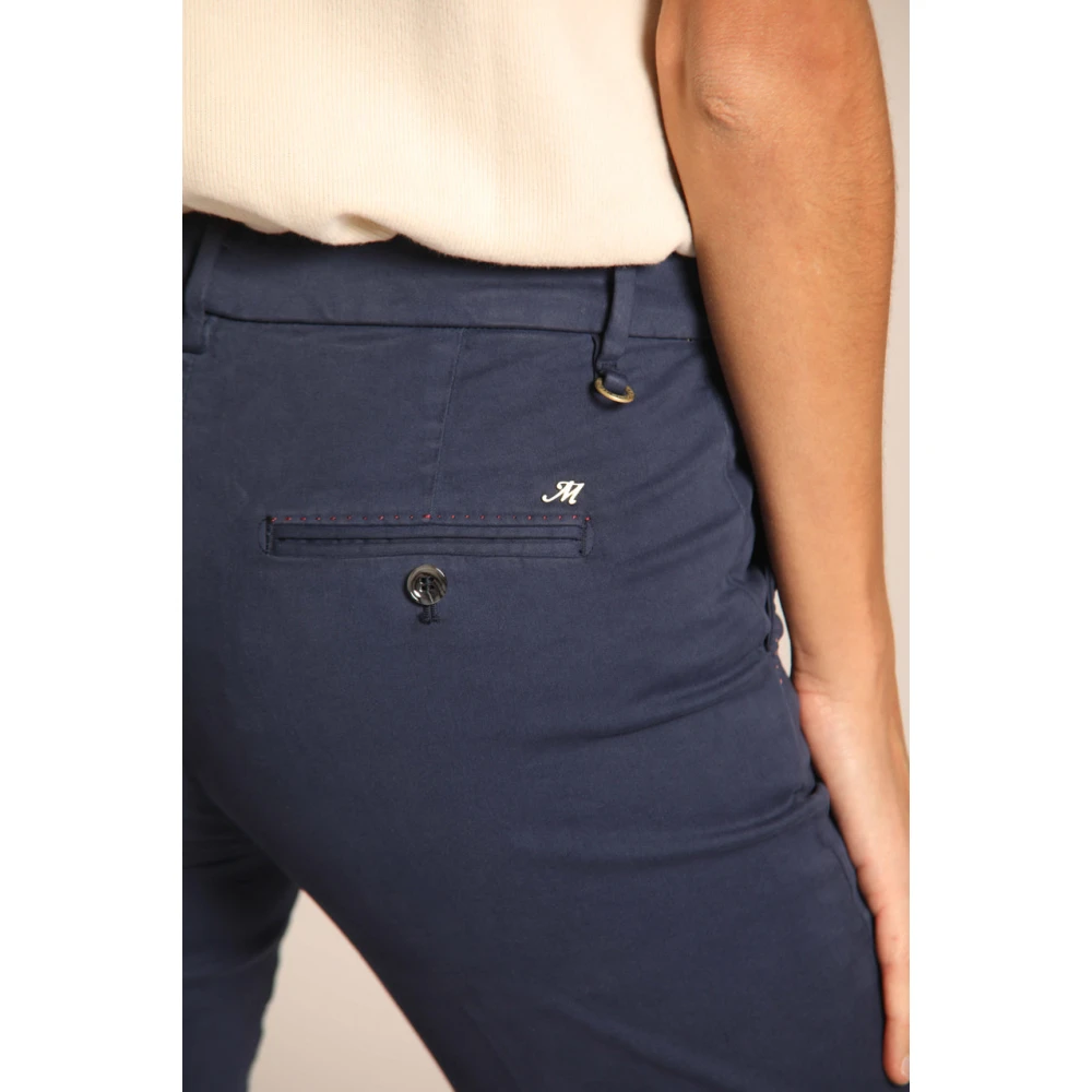 Mason's Trumpet Dames Chino Broek Slim Fit Blue Dames