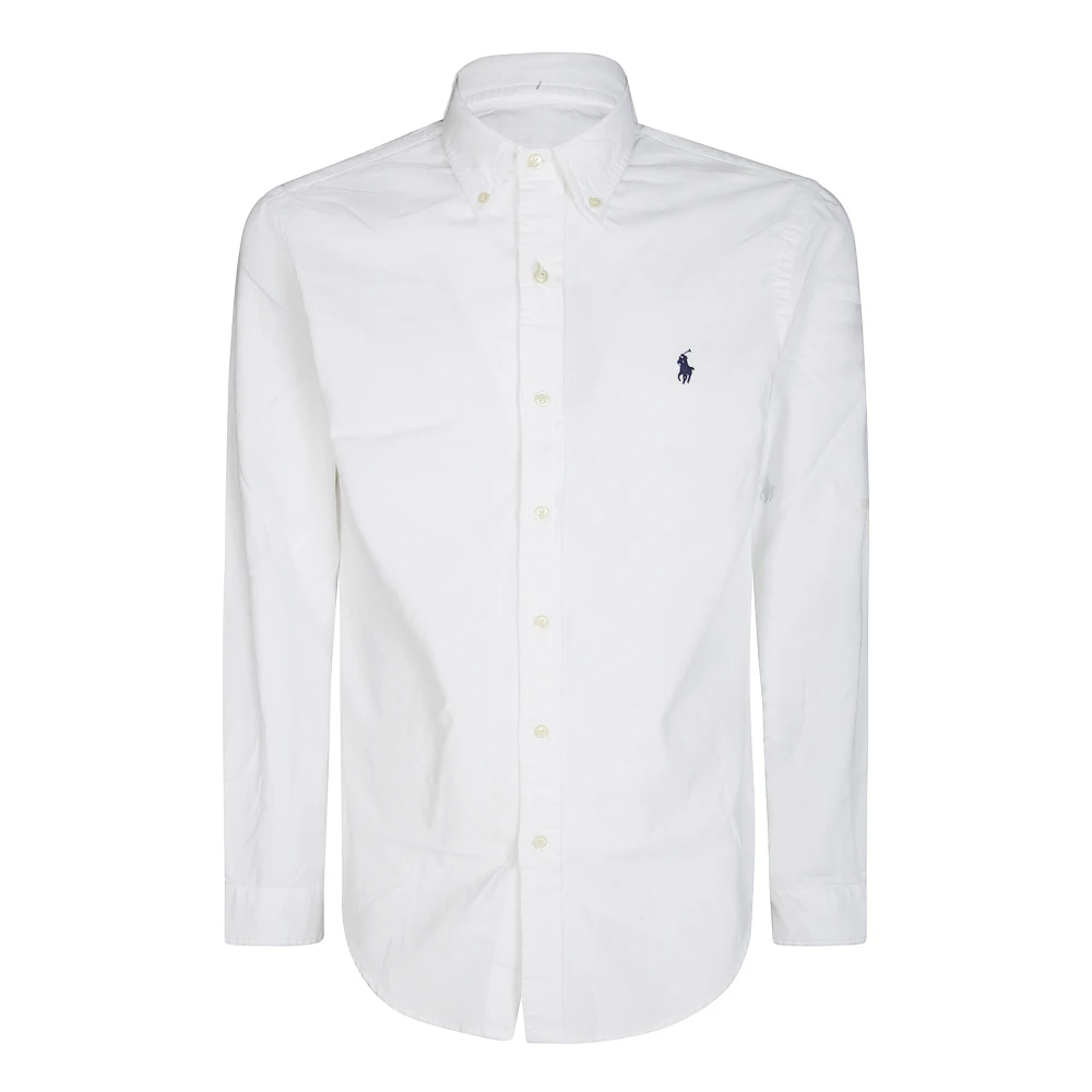 Polo Ralph Lauren Ribfluwelen Overhemd Casual Mode Trendy Stijlvol White Heren