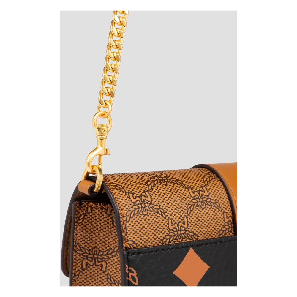 MCM Tracy Schoudertas in Monogram Mix Black Dames