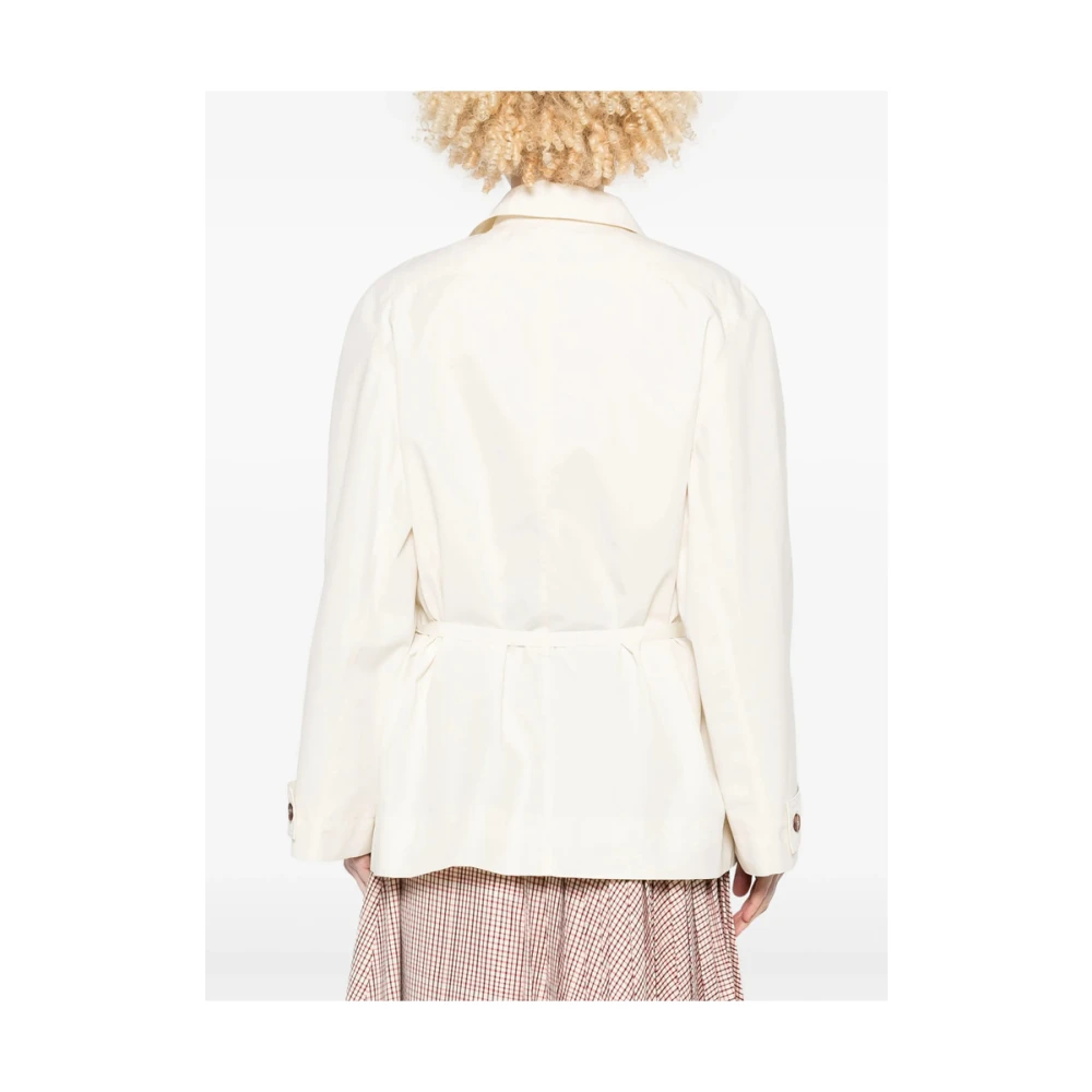 LOW Classic Beige regenkleding met ceintuurmouwen Beige Dames