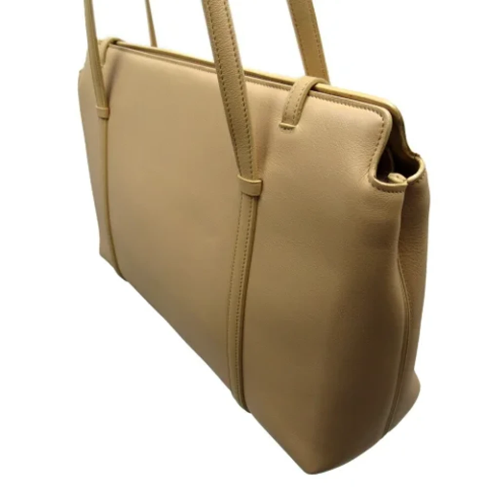 Cartier Vintage Pre-owned Fabric shoulder-bags Brown Dames