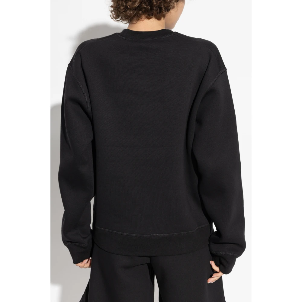 Dsquared2 Sweatshirt met logo Black Dames