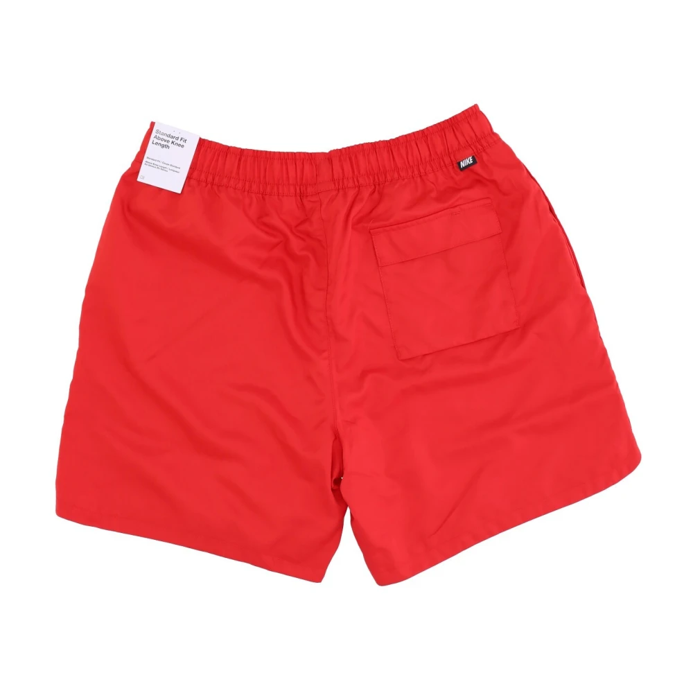 Nike Geweven Gevoerde Flow Shorts Red Heren