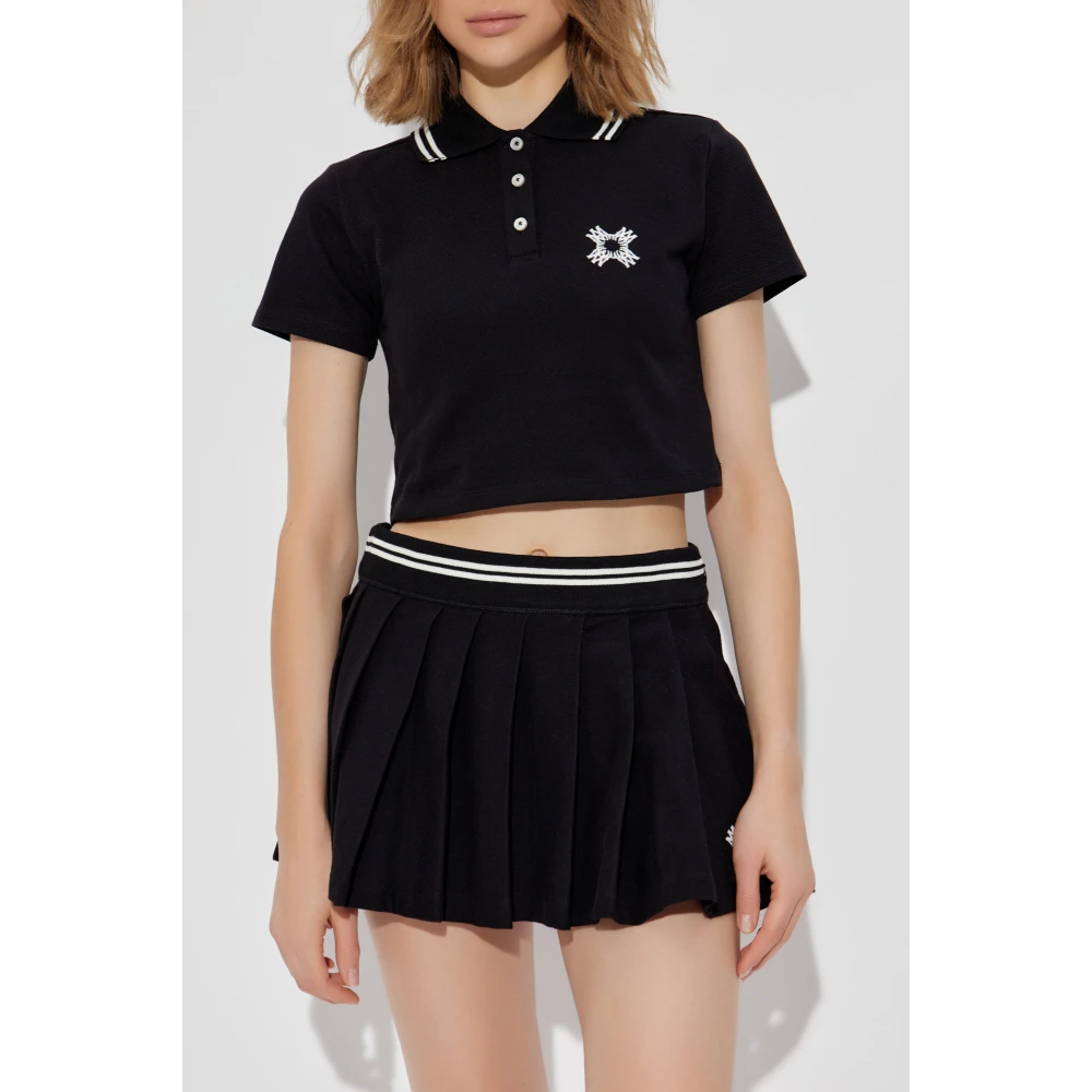 Amiri Polo met logo Black Dames